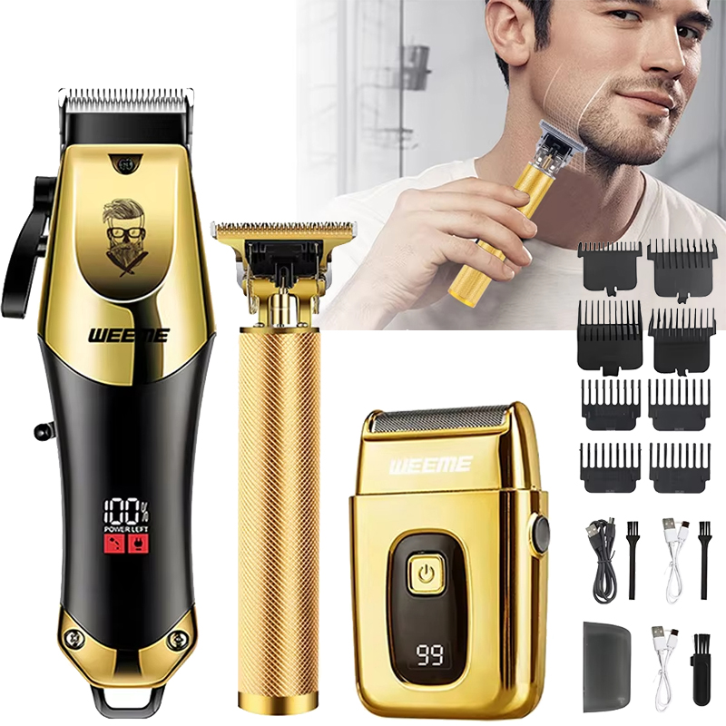 Home Barbershop - 3-in-1 USB Rechargeable Men's Vintage T9