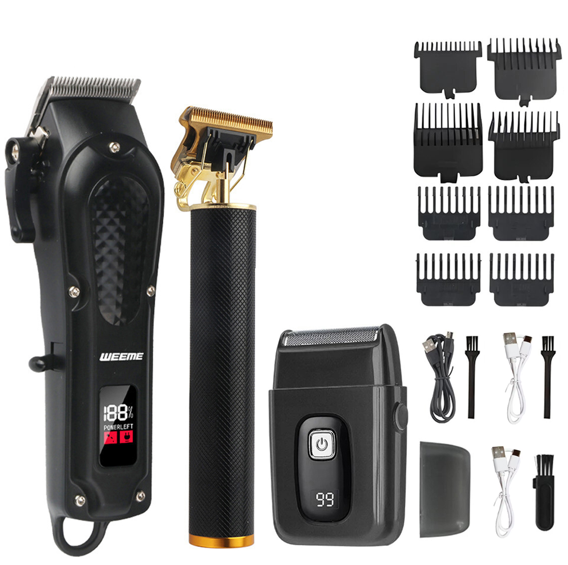 3-in-1 USB Rechargeable Men's  - Home Barbershop 리뷰 및 가격