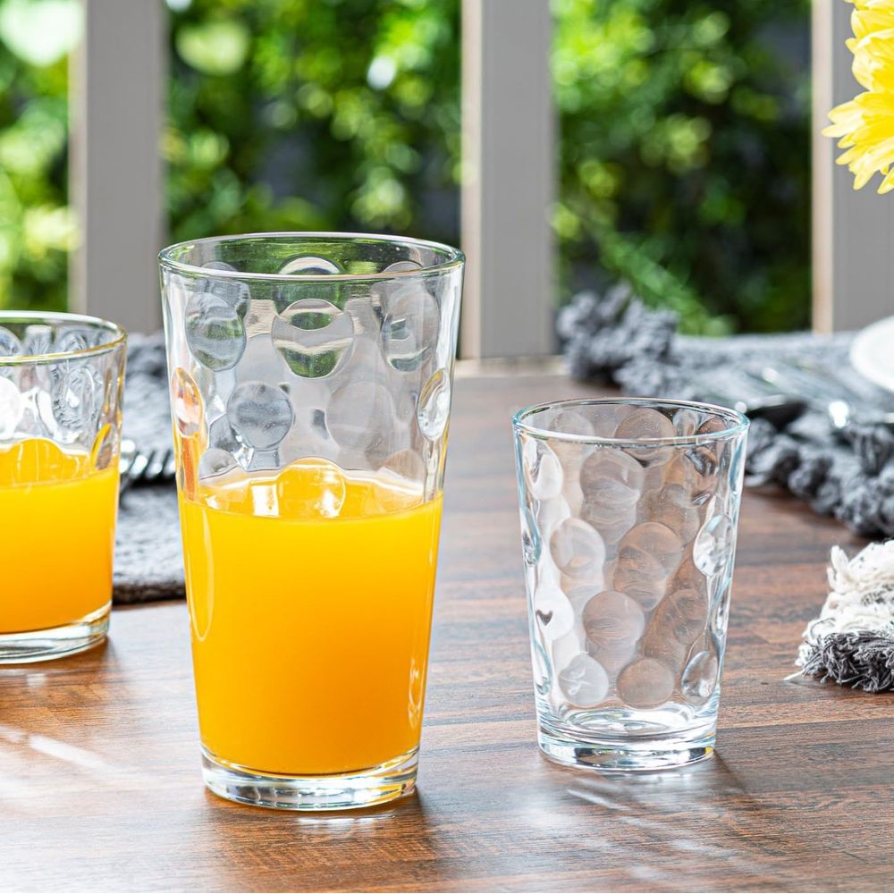 12-Piece Elegant Stackable Gla - Highball Glass Set 리뷰 및 가격
