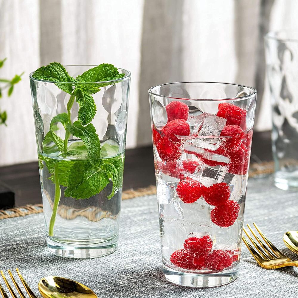 12-Piece Elegant Stackable Gla - Highball Glass Set 리뷰 및 가격