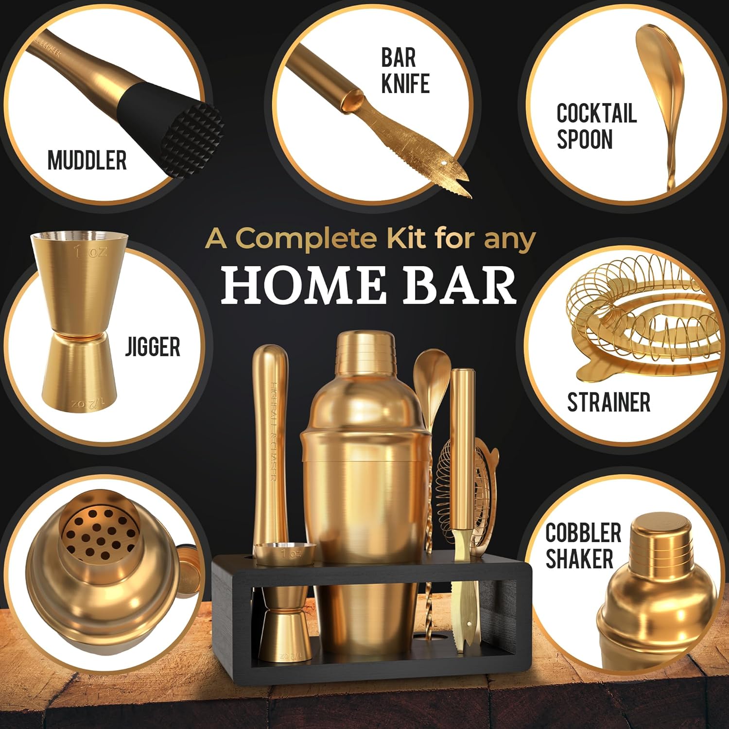 Antique Gold Cocktail Shaker S - Cocktail Recipe Book 리뷰 및 가격