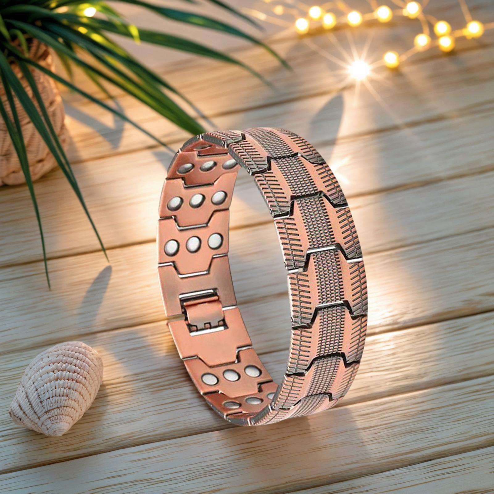 3-Row Magnetic Copper Bracelet - Home Bar Android 리뷰 및 가격