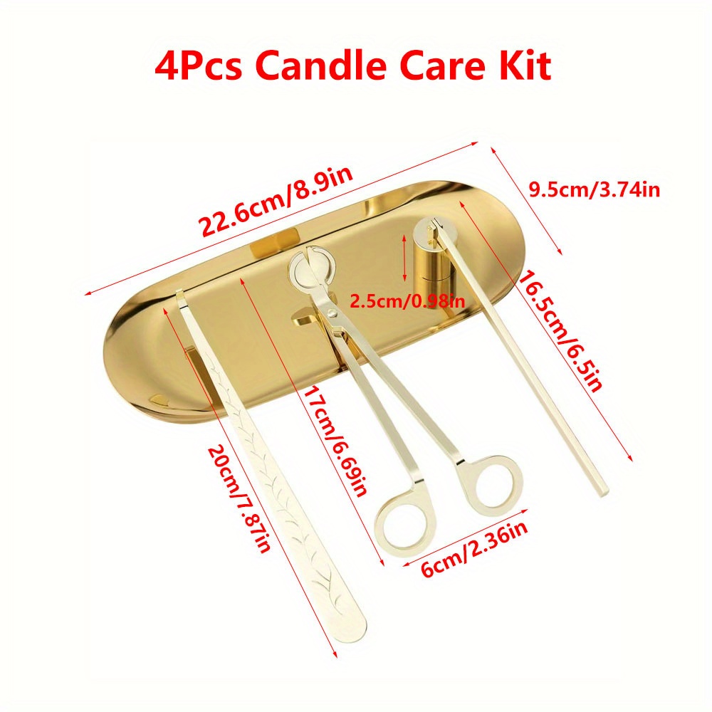 4pcs/set Luxury Candle Care Ki - Home Barbershop 리뷰 및 가격