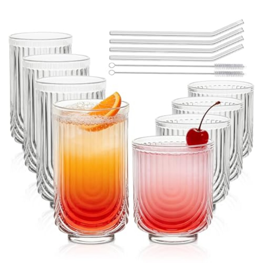 Water Drinking Glasses Set of  - Highball Glass Set 리뷰 및 가격