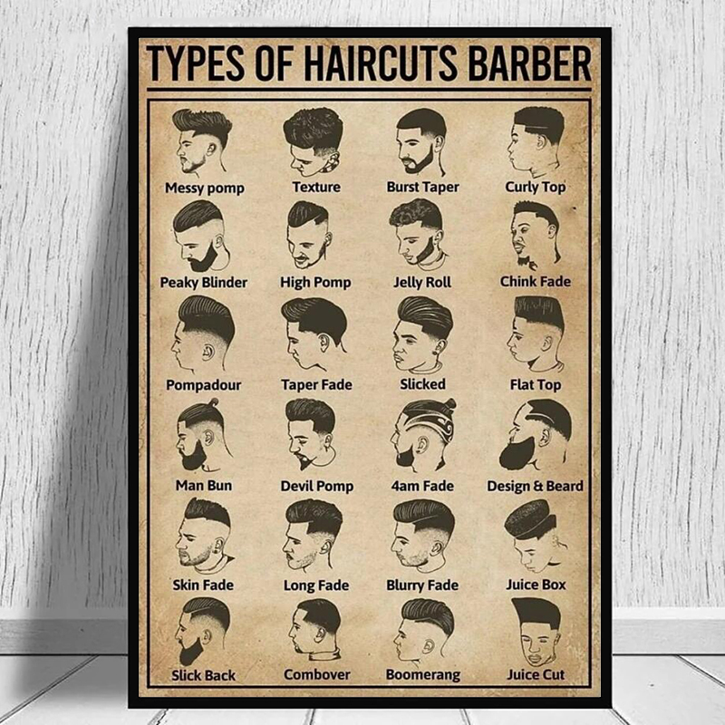 Retro Types Of Haircuts Barber - Home Barbershop 리뷰 및 가격