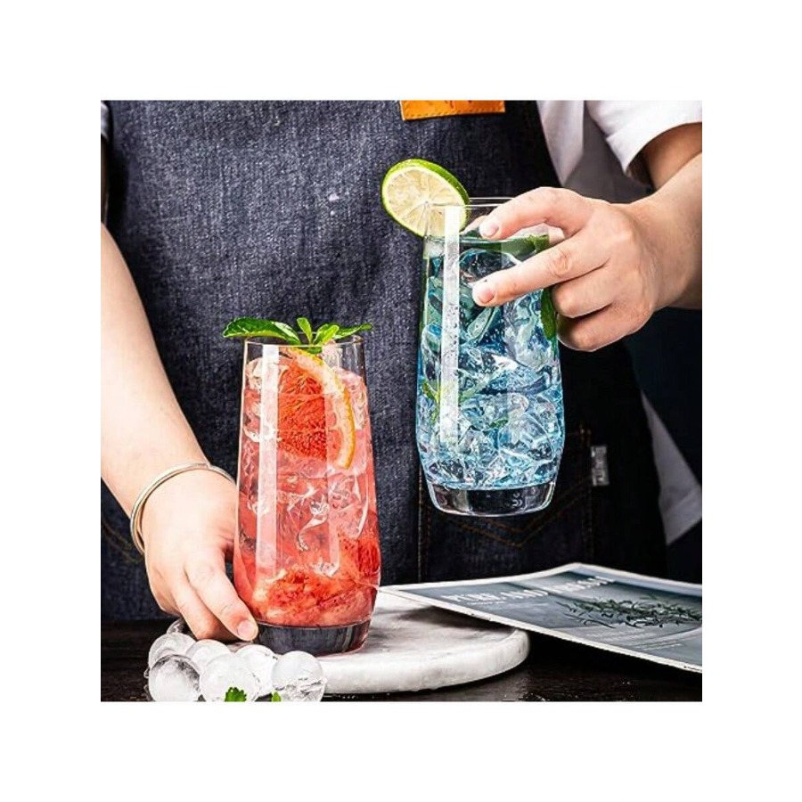 DDrinking Glasses Crystal High - Highball Glass Set 리뷰 및 가격