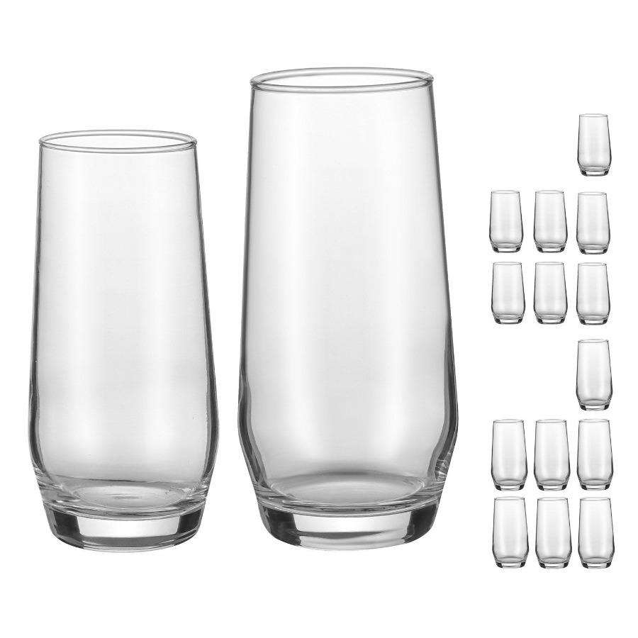 Drinking Glasses Set, 16-Piece - Highball Glass Set 리뷰 및 가격