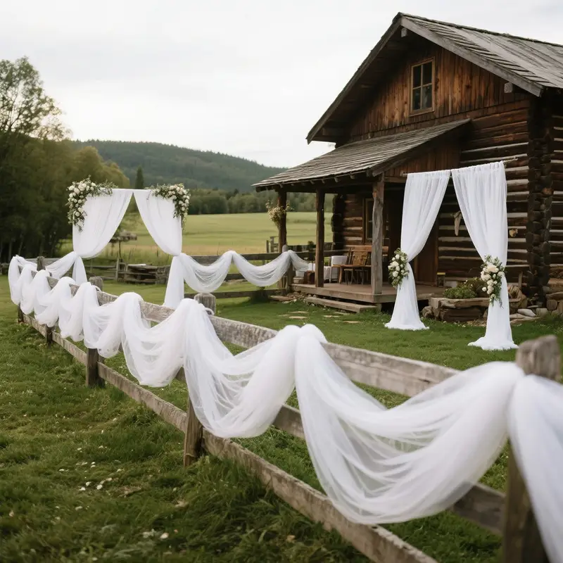 DIY Decoration Tulle Arch Drap - Home Bargains 리뷰 및 가격