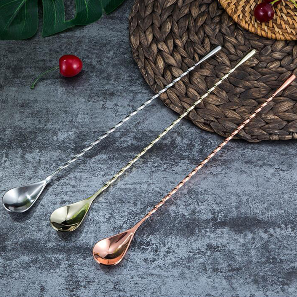 High Polish Stainless Steel Ba - Bar Spoon Twisted 리뷰 및 가격