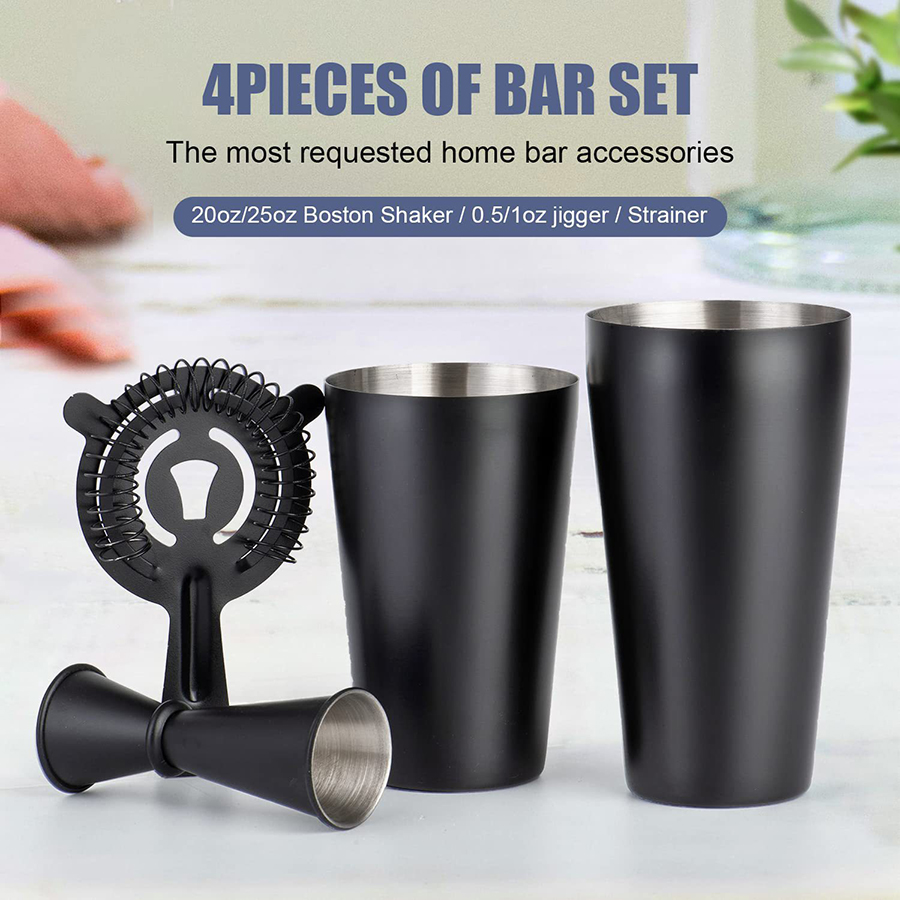 Boston Cocktail Shaker Set 4-P - Boston Shaker Set 리뷰 및 가격