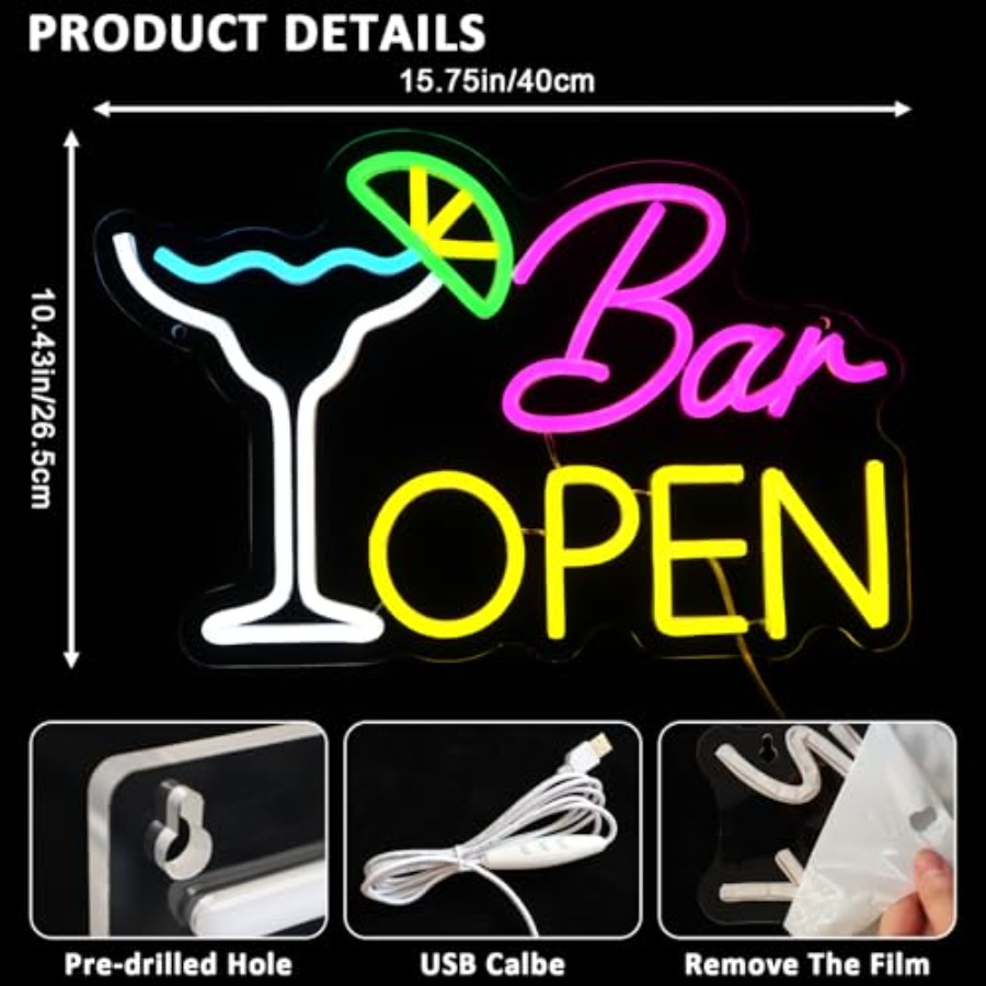 Sign for Business, Neon Open S - Home Bar Signs 리뷰 및 가격