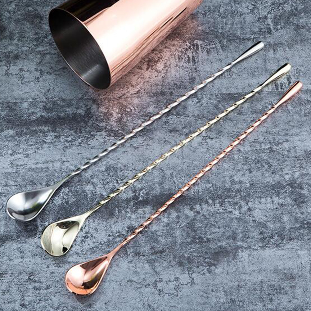 Elegant Stainless Steel Long H - Bar Spoon Twisted 리뷰 및 가격