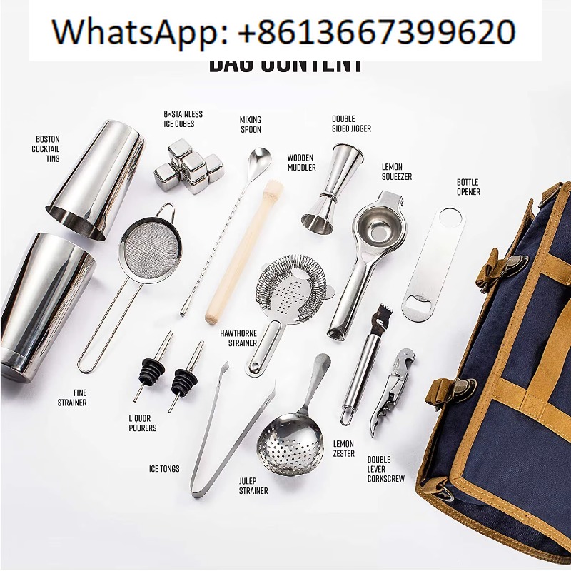 22-piece bartender kit: 800ml  - Boston Shaker Set 리뷰 및 가격