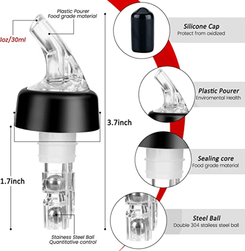 30 ml Automatic Measured Bottl - Speed Pourer Cap 리뷰 및 가격