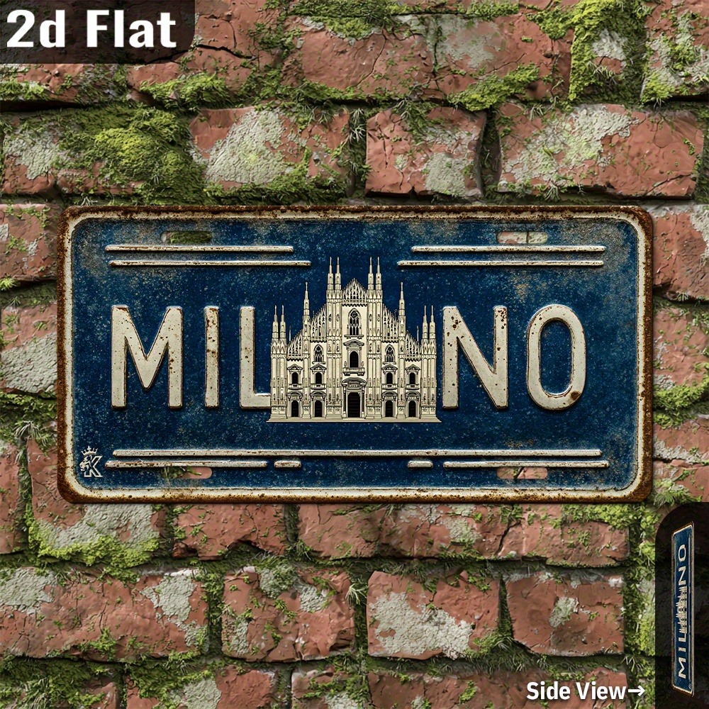 Custom 2D Printed Milan Italy  - Home Bar Signs 리뷰 및 가격