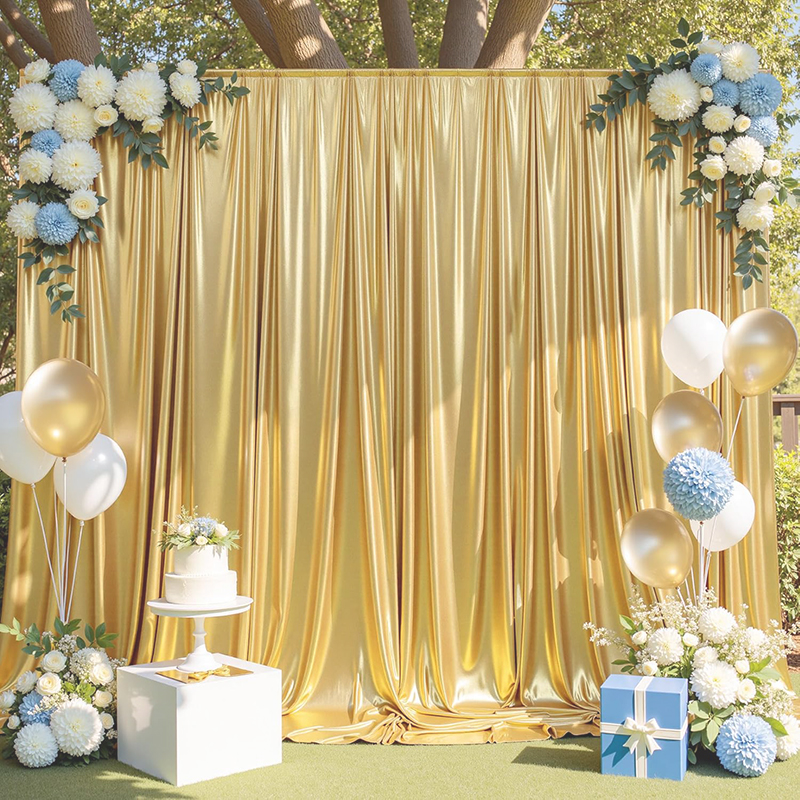 Gold Sequin Backdrop Curtain W - Home Bargains 리뷰 및 가격