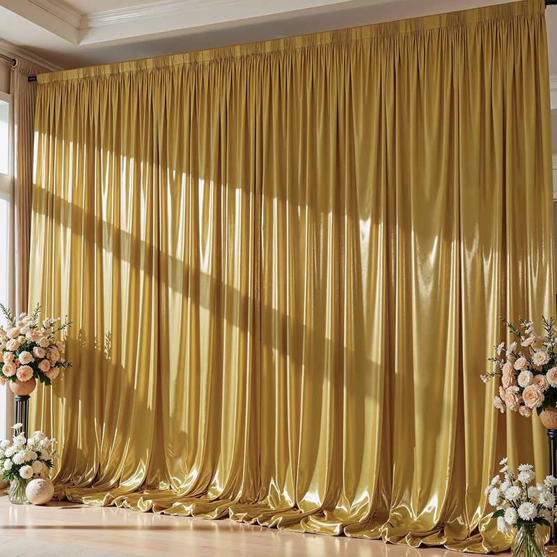 Gold Sequin Backdrop Curtain W - Home Bargains 리뷰 및 가격