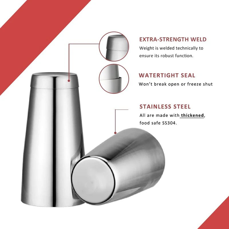 18oz & 28oz Cocktail Shaker Se - Boston Shaker Set 리뷰 및 가격