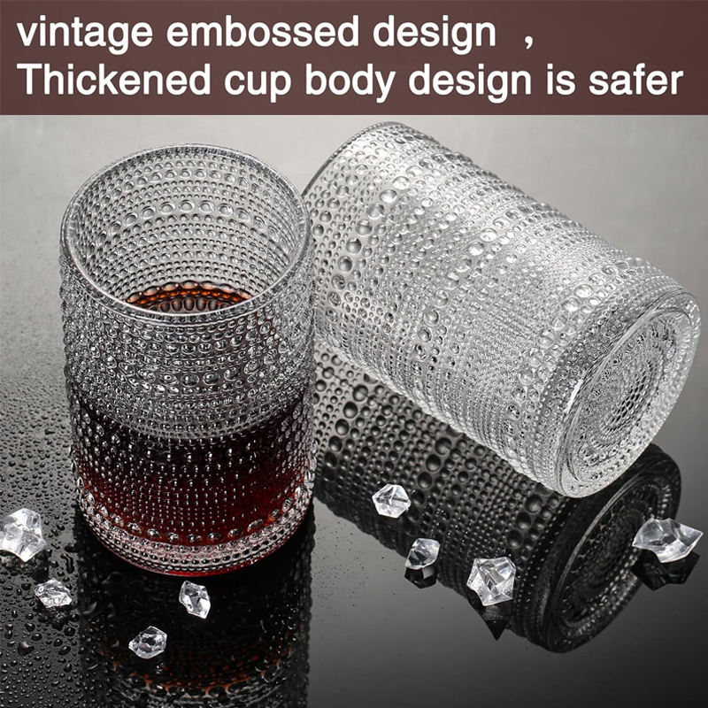 15oz Hobnail Drinking Glasses  - Highball Glass Set 리뷰 및 가격