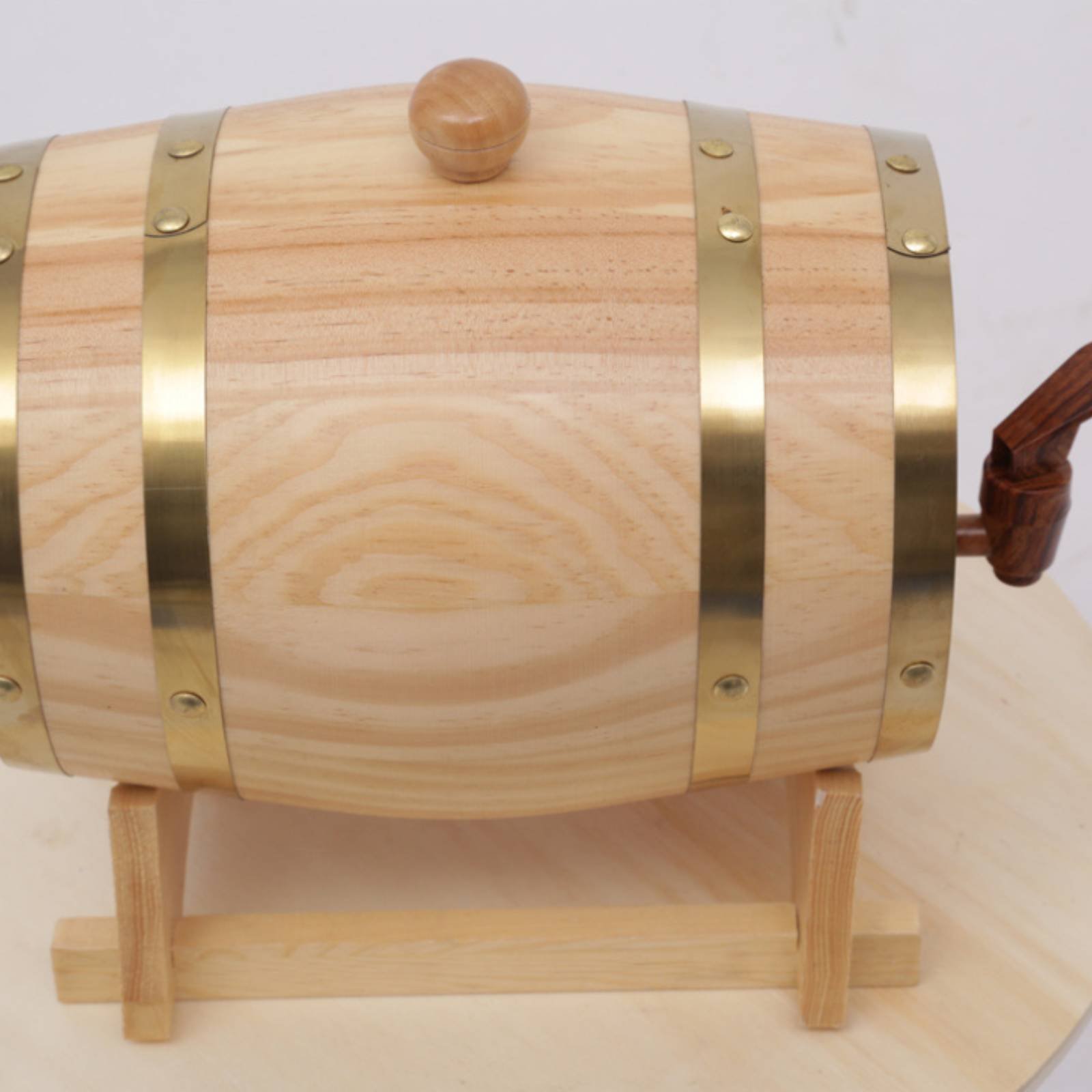 Fir Wood Barrel with Spigot Le - Home Bar Stand 리뷰 및 가격