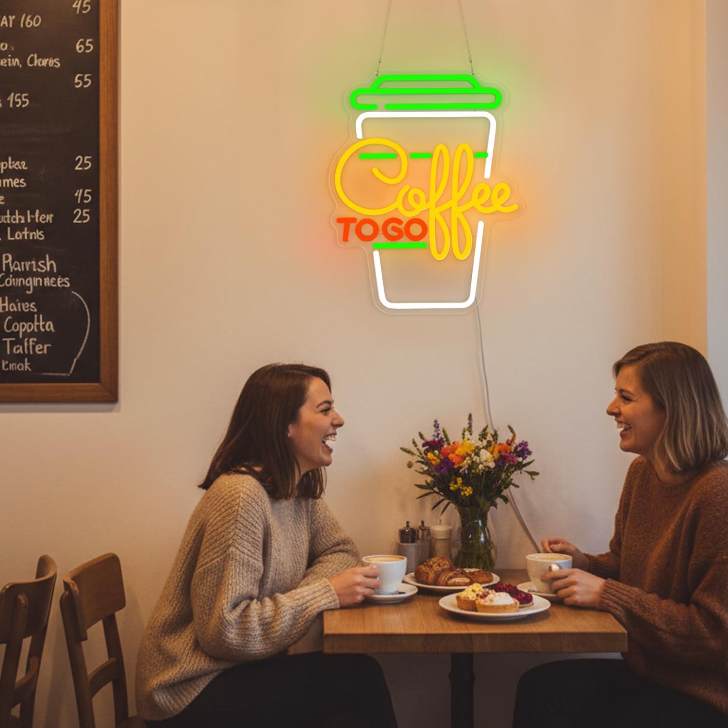 Coffee Neon Sign USB Dimmable  - Home Bar Signs 리뷰 및 가격