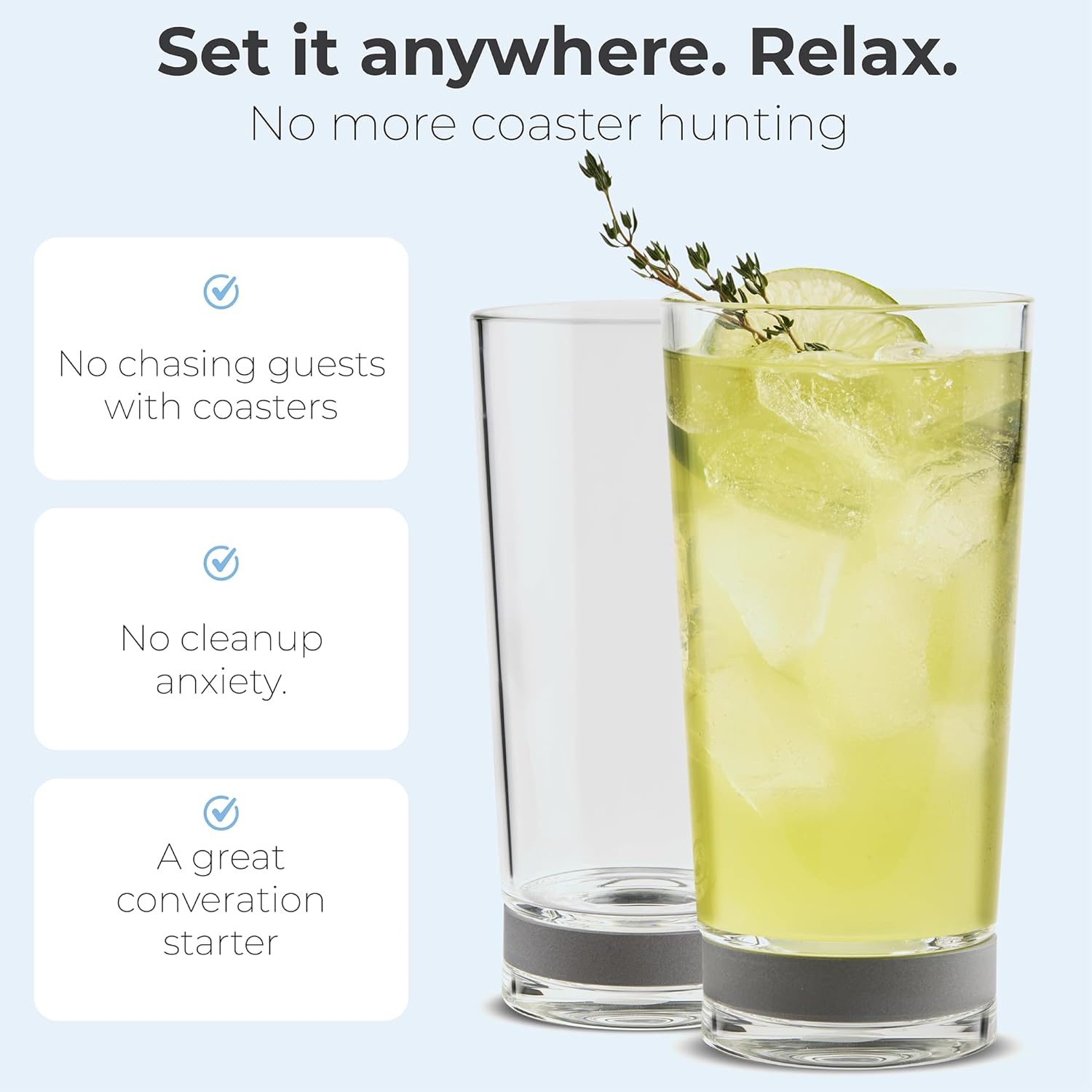 Highball Glass with Built-In S - Highball Glass Set 리뷰 및 가격