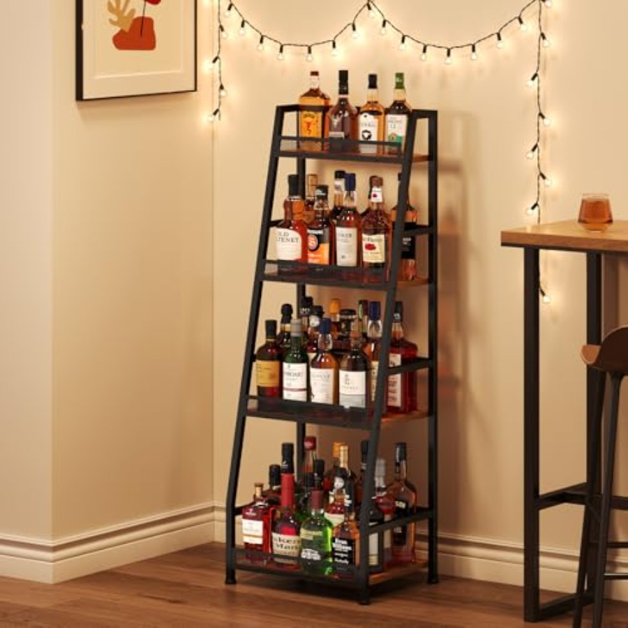 4-Tier Trapezoid Liquor Stand  - Home Bar Stand 리뷰 및 가격