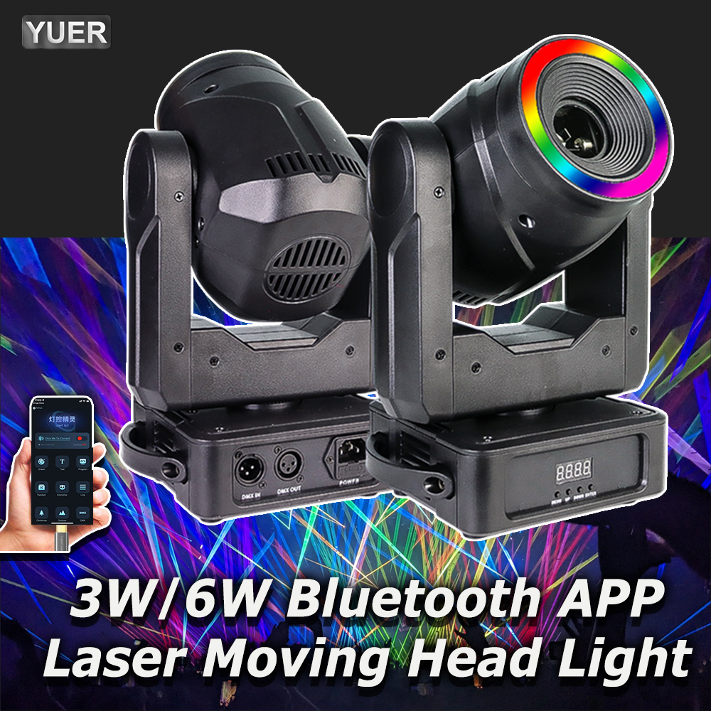 3W 6W RGB Laser Moving Head Li - Home Bar Android 리뷰 및 가격