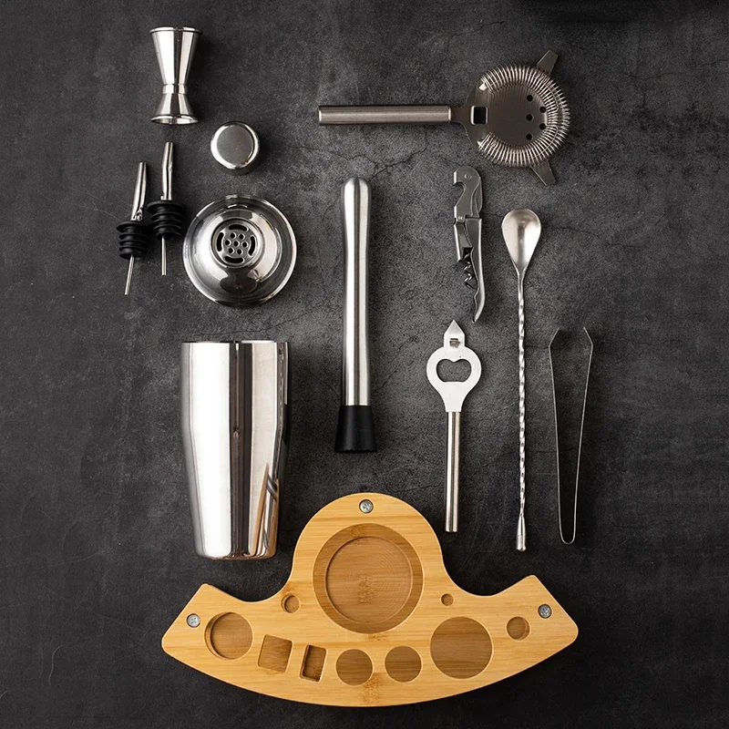 11pcs Stainless Steel Bartende - Boston Shaker Set 리뷰 및 가격
