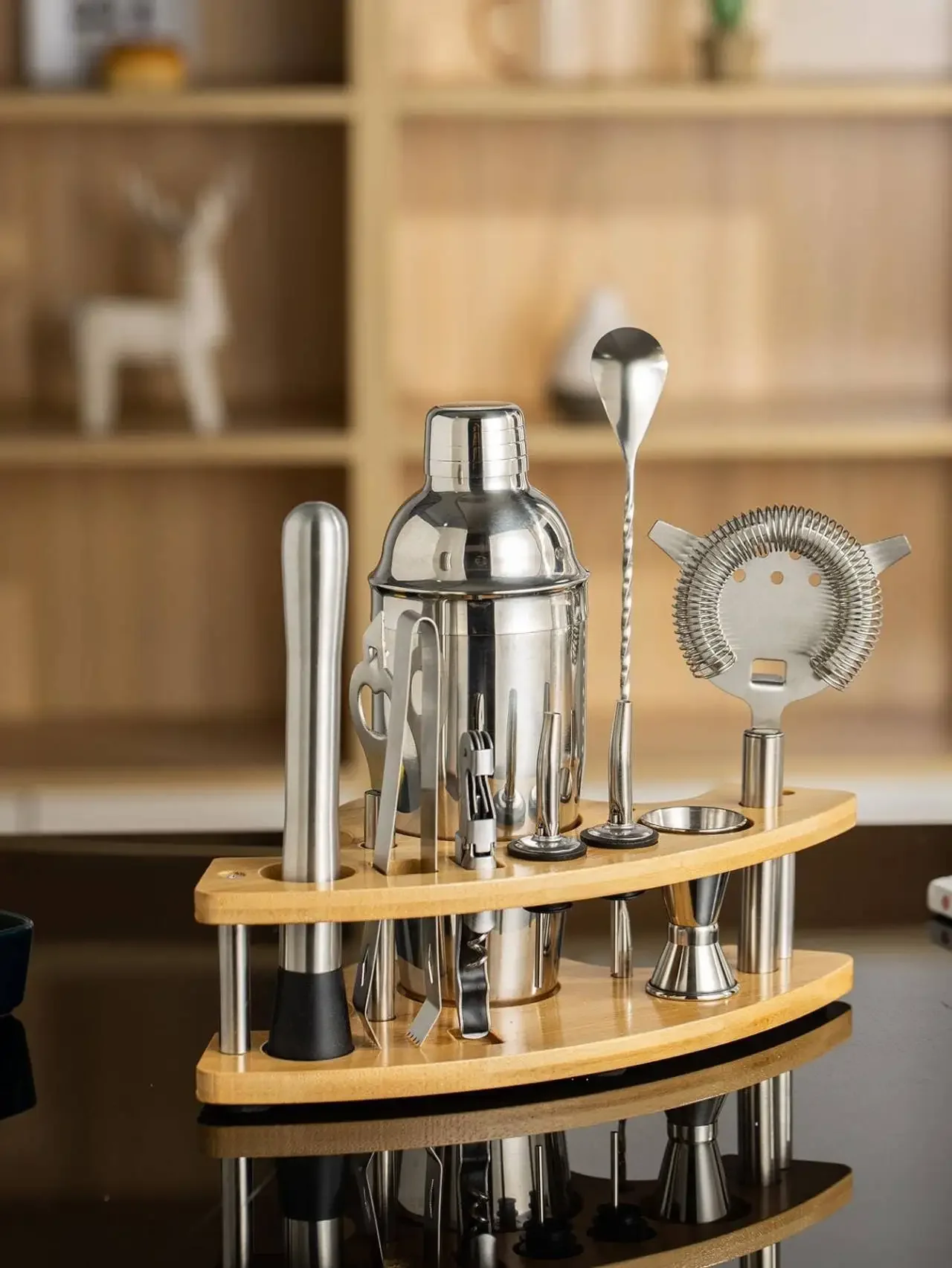 11pcs Stainless Steel Bartende - Boston Shaker Set 리뷰 및 가격