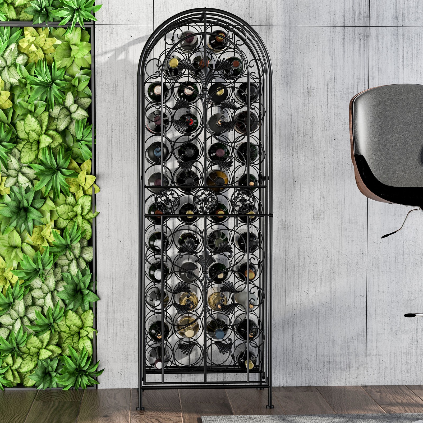 Free Standing Wine Rack 45 Bot - Home Bar Stand 리뷰 및 가격
