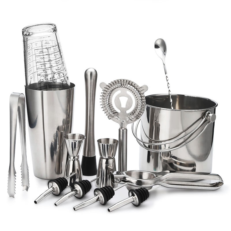 Cocktail Shaker Bar Set Stainl - Boston Shaker Set 리뷰 및 가격