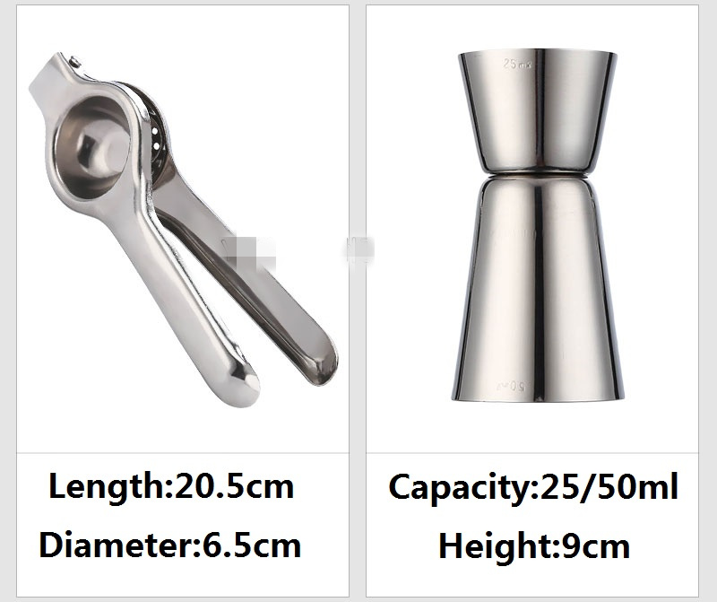Cocktail Shaker Bar Set Stainl - Boston Shaker Set 리뷰 및 가격