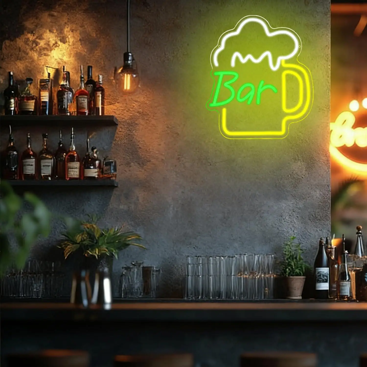 Beer Bar Neon Sign USB Dimmabl - Home Bar Signs 리뷰 및 가격