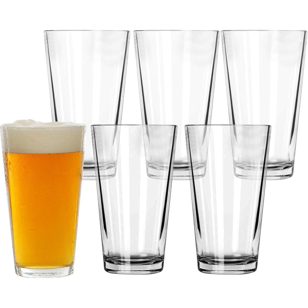 16 oz Pint Glasses 6 Pcs Set D - Highball Glass Set 리뷰 및 가격