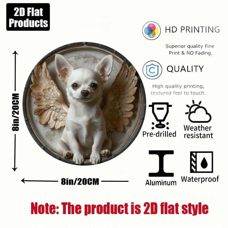 2D Flat, 1pc, Chihuahua Theme, - Home Bar And Coffee 리뷰 및 가격