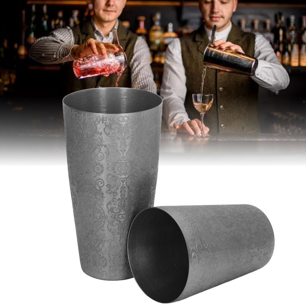 2 Piece Set Etched Pattern Bos - Boston Shaker Set 리뷰 및 가격