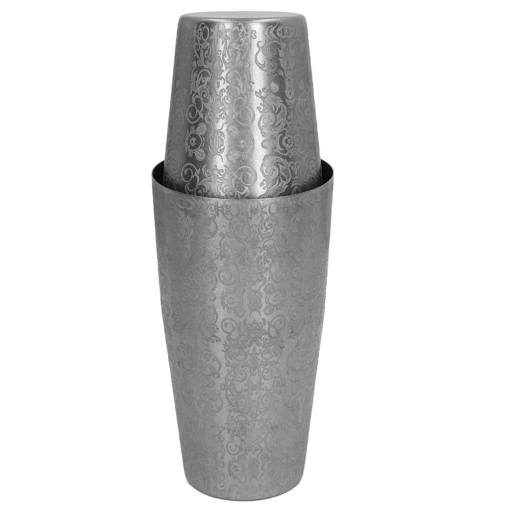 2 Piece Set Etched Pattern Bos - Boston Shaker Set 리뷰 및 가격