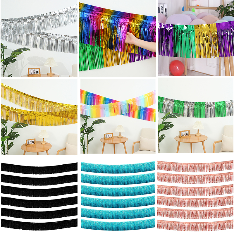 30x300CM Foil Fringe Garland S - Home Bargains 리뷰 및 가격