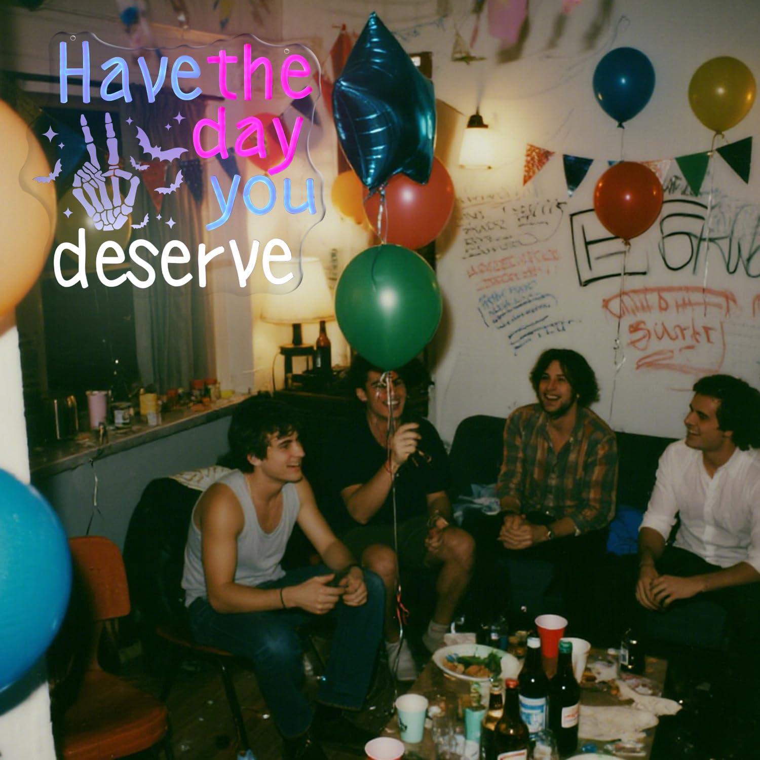 Have The Day You Deserve Neon  - Home Bar Signs 리뷰 및 가격