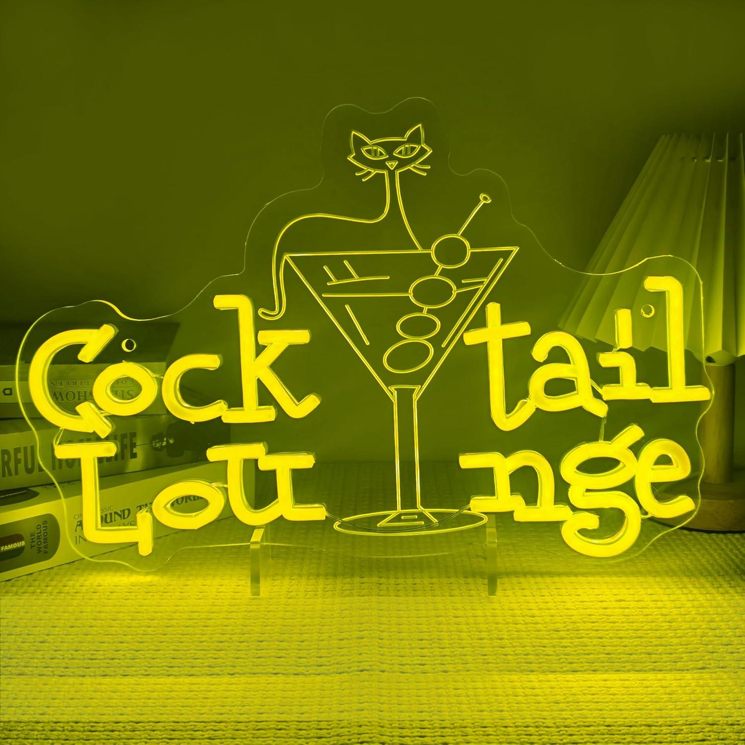 Cocktail Lounge Neon Sign Dimm - Home Bar Signs 리뷰 및 가격