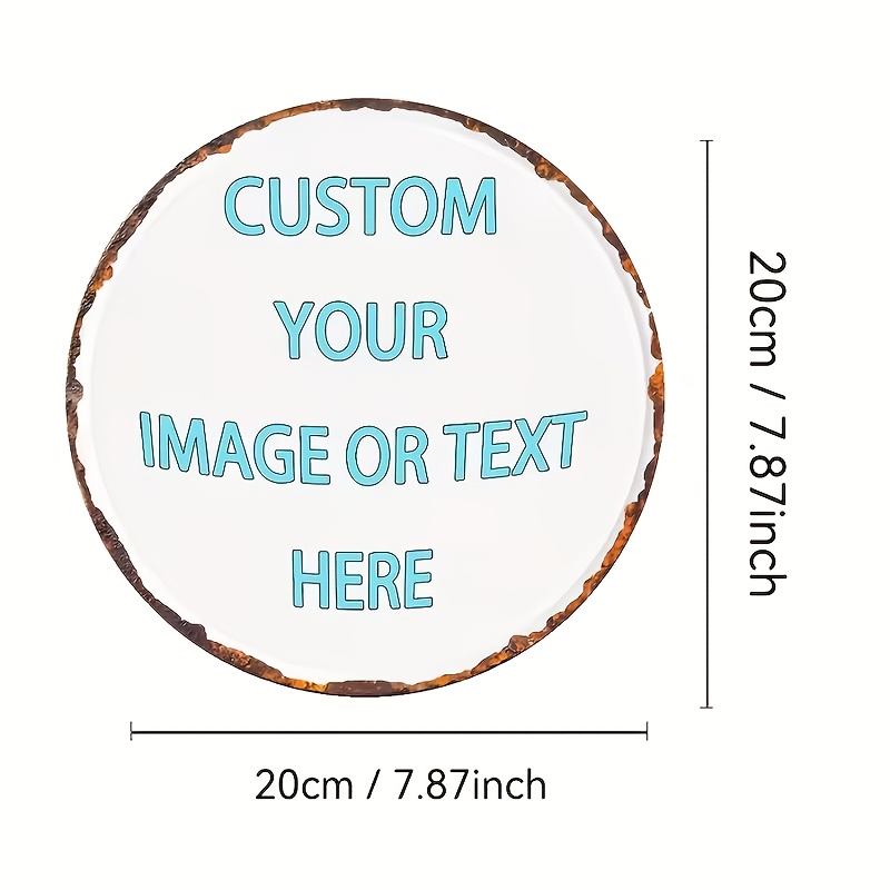 Custom Round Metal Tin Sign, P - Home Bar Signs 리뷰 및 가격