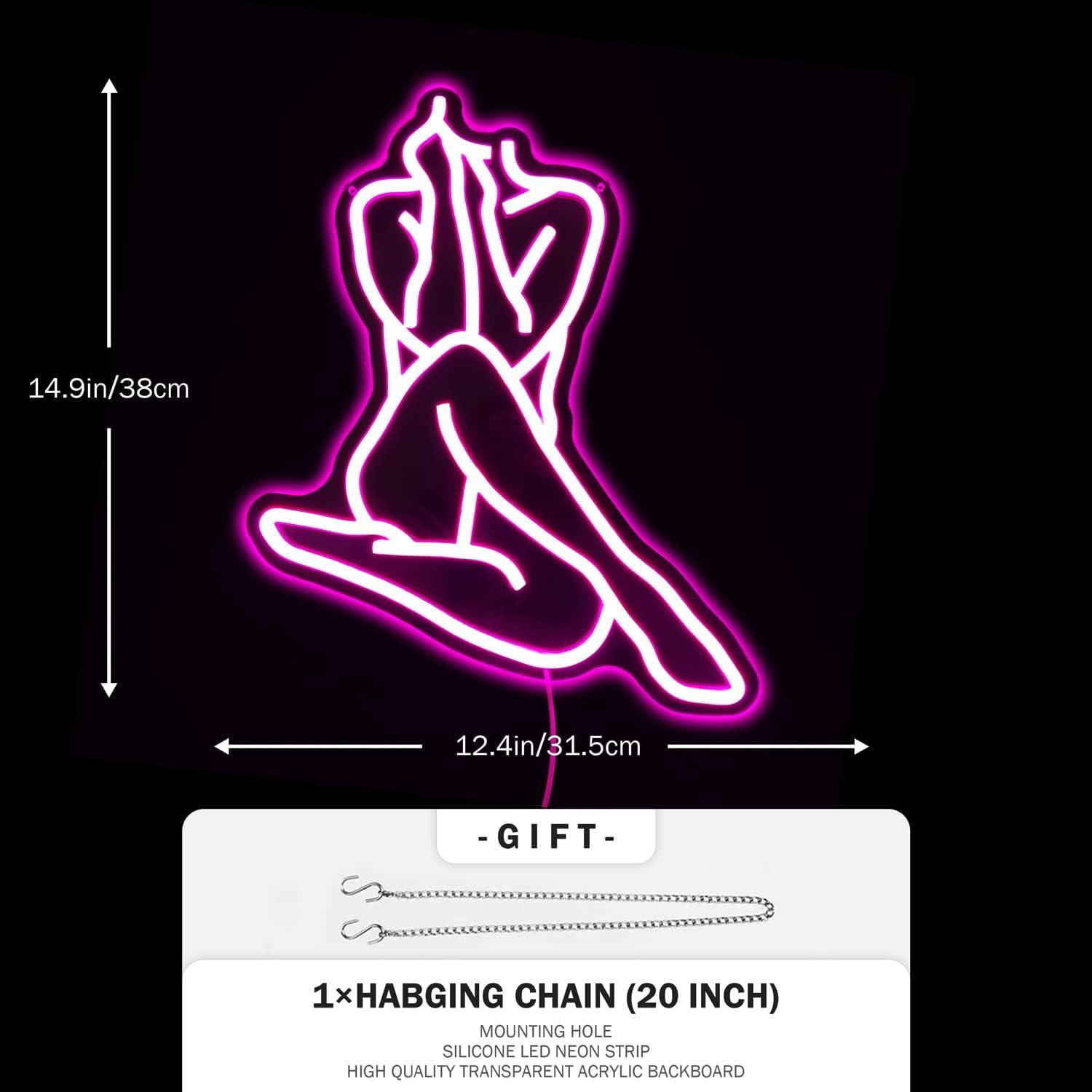 Lady Neon Sign Dimmable LED Li - Home Bar Signs 리뷰 및 가격