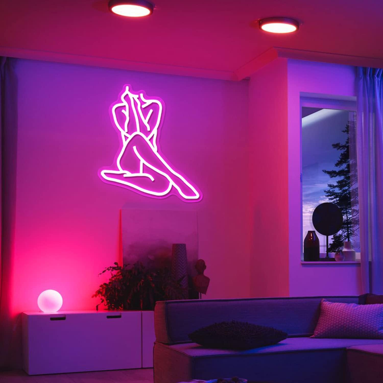 Lady Neon Sign Dimmable LED Li - Home Bar Signs 리뷰 및 가격